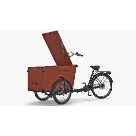 3D Babboe Transporter Cargo Bike Rigged
